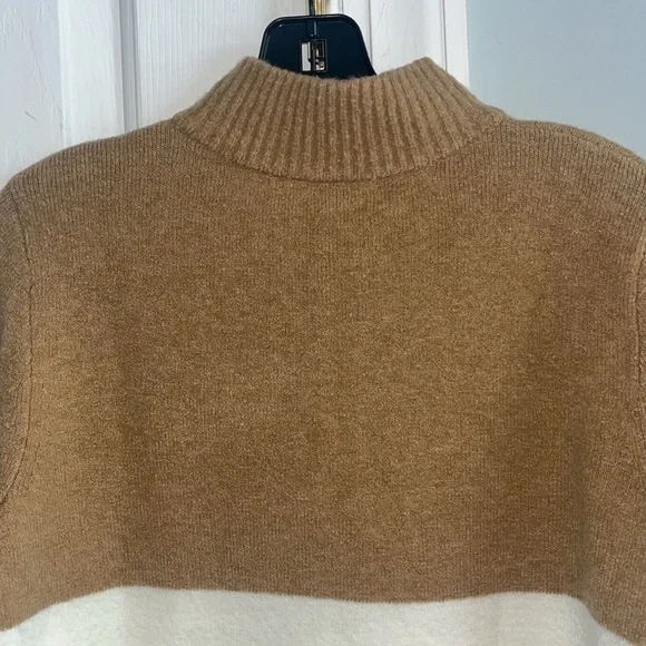 J.Crew Women's Colorblock Zip-Up Sweater Size XSmall - Picture 6 of 11